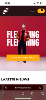4x Concert Flemming Ahoy Rotterdam 11 oktober as. 4 kaartjes, Tickets en Kaartjes, Concerten | Nederlandstalig, Drie personen of meer