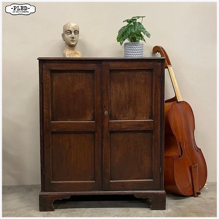Antiek eikenhouten kast Meidekast Boekenkastje, Antiek en Kunst, Antiek | Meubels | Kasten, Ophalen
