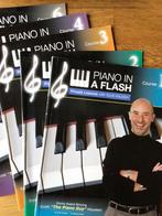 Scott Houston, Piano in a flash, cursus, delen 1 tm 6, Klassiek, Les of Cursus, Ophalen of Verzenden, Zo goed als nieuw