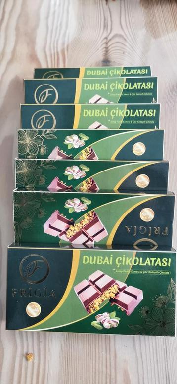 Dubai chocolade reep 193gram 7x beschikbaar voor biedingen