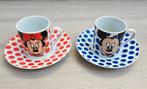 2 Disney Mickey en Minnie Expresso Kop en Schotel, Nieuw, Overige stijlen, Kop(pen) en/of Schotel(s), Ophalen of Verzenden