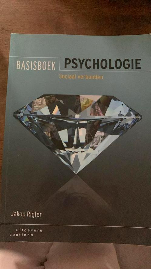 Jakop Rigter - Basisboek psychologie hbo, Boeken, Psychologie, Nieuw, Sociale psychologie, Ophalen of Verzenden