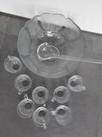 Bowl set fruitschaal glazen kopjes mokjes bowlset, Ophalen of Verzenden, Zo goed als nieuw