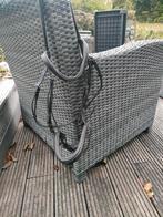 zwart leren pony-hoofdstel met frontriem, Ophalen of Verzenden, Gebruikt, Dressuur