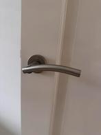 7 Deurklinken + 2x wc roset, Doe-het-zelf en Verbouw, Deuren en Horren, Ophalen, Gebruikt, Minder dan 80 cm, Binnendeur