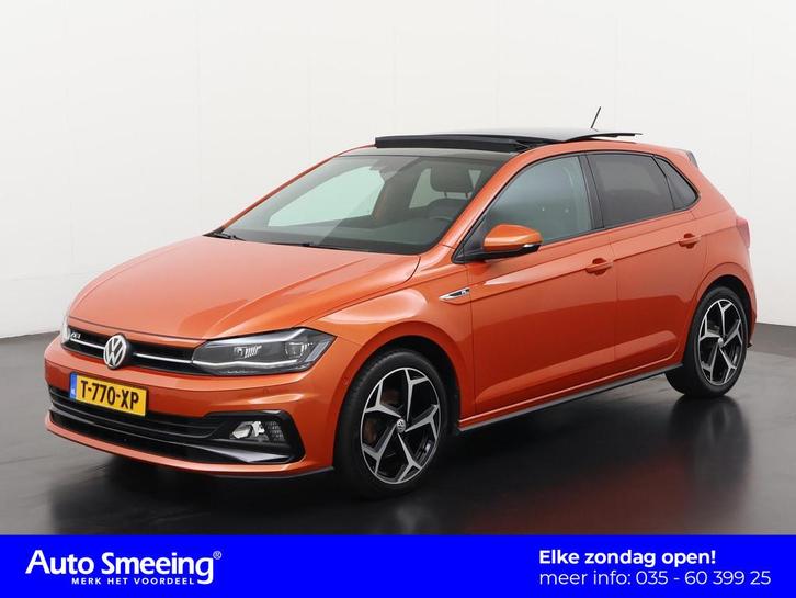 Volkswagen Polo 1.0 TSI R-Line DSG | 115PK | Schuifdak | Dig, Auto's, Volkswagen, Bedrijf, Te koop, Polo, ABS, Achteruitrijcamera