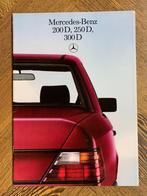 Folder, brochure Mercedes-Benz 200D, 250D, 300D W124 1986, Nieuw, Ophalen of Verzenden, Mercedes-Benz, Mercedes