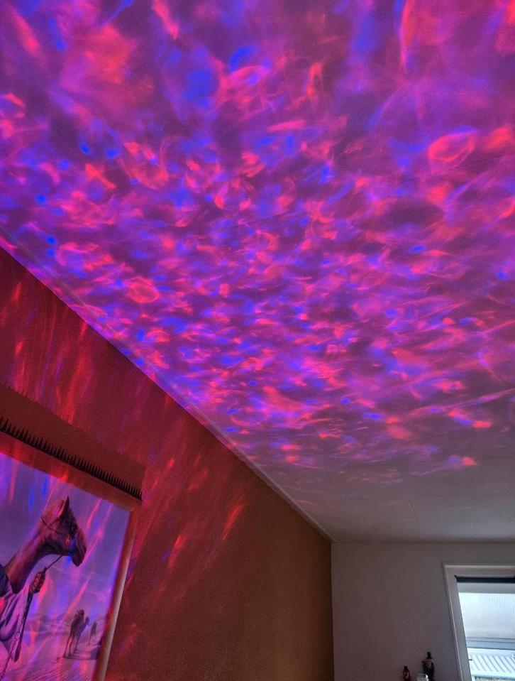 Galaxy LED Sfeerlamp Rood, Groen, Blauw & Mix met bluetooth, Huis en Inrichting, Lampen | Overige, Zo goed als nieuw, Ophalen of Verzenden