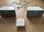 Sonos Play:3 (2) en Bridge - Complete Set, Audio, Tv en Foto, Luidsprekers, Ophalen of Verzenden, Gebruikt, Front, Rear of Stereo speakers