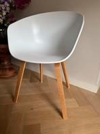 4 stuks Hay AAC22 Stoel Wit / Eiken poten, Huis en Inrichting, Stoelen, Ophalen, Gebruikt, Wit, Design