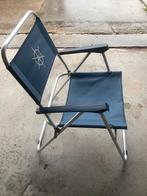 Vintage marine stoel uitklapbaar campingstoel uitklapstoel, Caravans en Kamperen, Ophalen, Gebruikt, Campingstoel