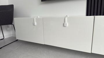 Ikea besta tv meubel wit