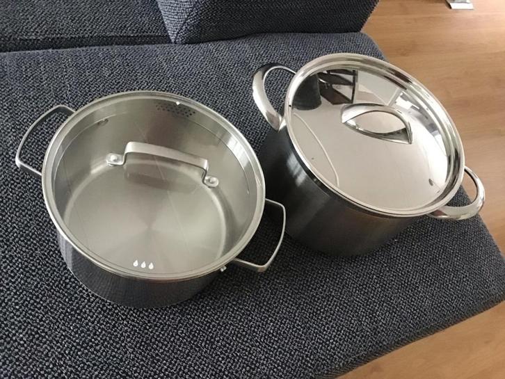 GreenPan & BK Pan - Zo goed als nieuw!, Huis en Inrichting, Keuken | Potten en Pannen, Zo goed als nieuw, Pannenset, Overige materialen