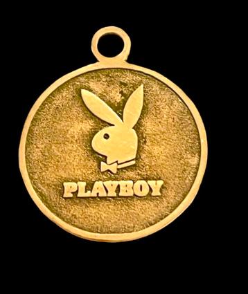 14 karaat gouden Playboy hanger.