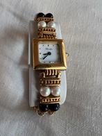 Vintage Misaki horloge dames parels, Overige merken, Ophalen of Verzenden, Zo goed als nieuw, Leer