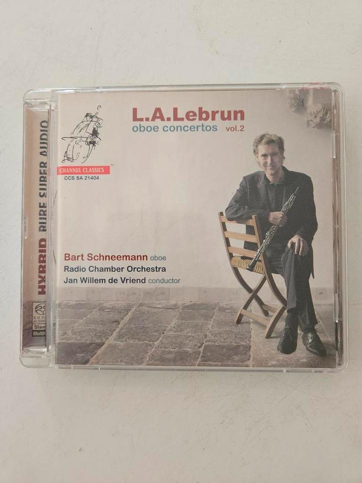 L.A. Lebrun - Oboe Concertos Vol. 2 (SACD) - Bart Schneemann, Cd's en Dvd's, Cd's | Klassiek, Zo goed als nieuw, Orkest of Ballet