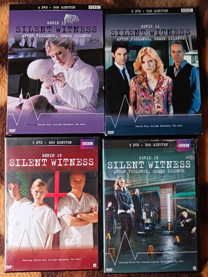 Silent Witness DVD - Seizoen 1 t/m 15, 17 en 19, Cd's en Dvd's, Dvd's | Tv en Series, Zo goed als nieuw, Thriller, Boxset, Vanaf 16 jaar