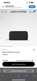 Louis Vuitton zippy wallet  origineel, Sieraden, Tassen en Uiterlijk, Zwart, Zo goed als nieuw, Leer, Ophalen