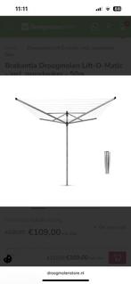 Brabantia droogmolen lift-o-matic incl grondanker, Tuin en Terras, Droogmolens en Wasrekken, Ophalen, Zo goed als nieuw, Droogmolen
