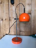 Vintage oranje bollamp eyeball midcentury space age, Minder dan 50 cm, Gebruikt, Ophalen of Verzenden, Metaal