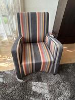 Wittmann Duke fauteuil, gestreept, stof, Huis en Inrichting, Fauteuils, Minder dan 75 cm, Minder dan 50 cm, Stof, Zo goed als nieuw