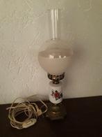 Oude schemerlamp, tafellamp met roos, Ophalen, Gebruikt, Minder dan 50 cm