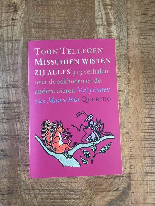 Toon Tellegen Misschien wisten ze alles, Boeken, Filosofie, Zo goed als nieuw, Ophalen of Verzenden