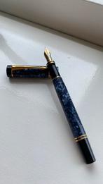 Parker duofold blue marble 18k vulpen, Verzamelen, Ophalen of Verzenden, Zo goed als nieuw, Vulpen, Parker