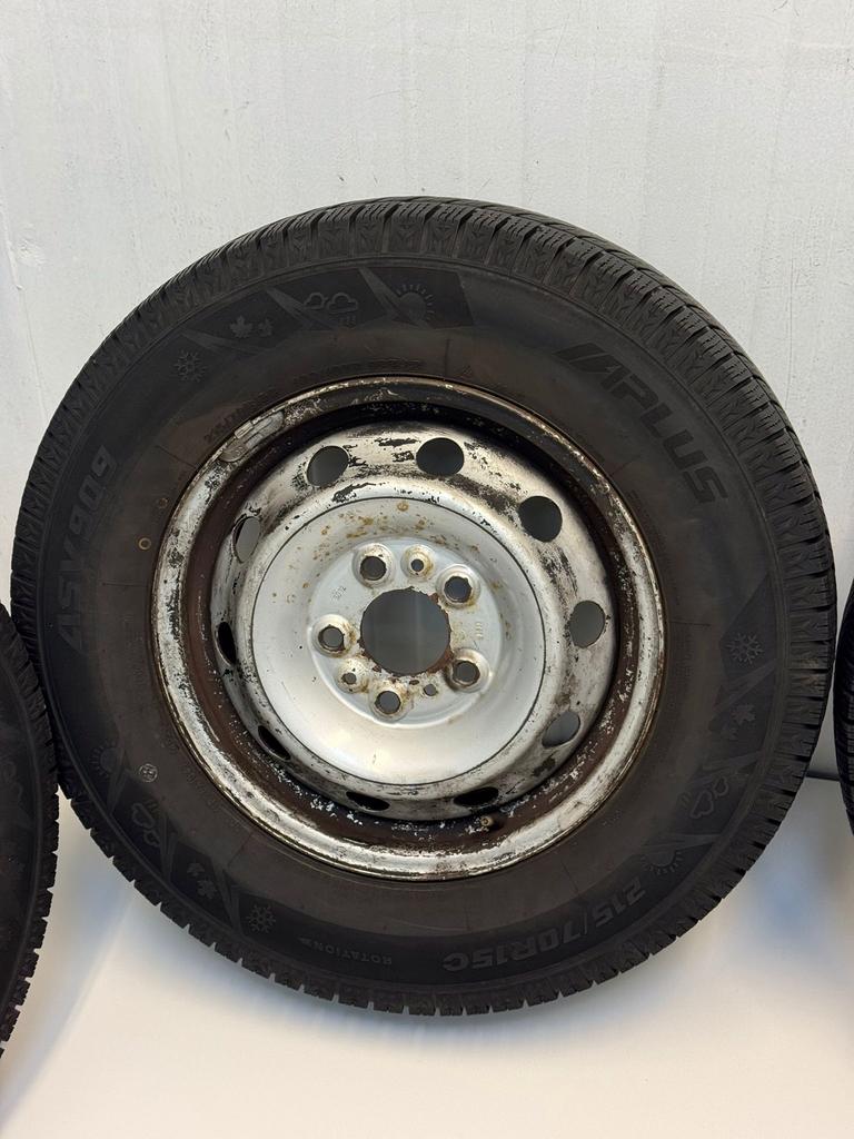 Fiat Ducato bj.2012 All-Seasons banden met velgenset 5x118, 15 inch, Ophalen of Verzenden, All Season, EVZ Handelsonderneming