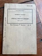 WO2 Amerikaans voorschrift Spec. Service Recreatie Sport '42, Verzamelen, Militaria | Tweede Wereldoorlog, Amerika, Verzenden