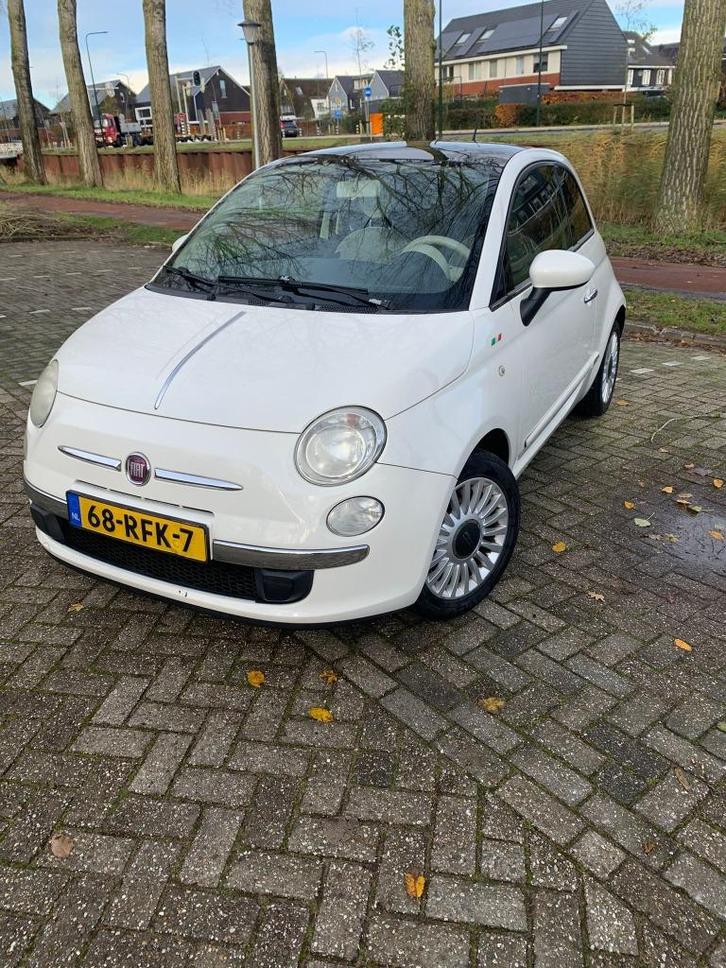 Fiat 500 1.2 69pk Benzine 2011 Wit, Auto's, Fiat, Particulier, Benzine, B, Hatchback, Handgeschakeld, Origineel Nederlands, Wit