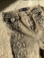Zara Jeans met Slangenprint - Maat XS, Kleding | Dames, Ophalen of Verzenden, Zo goed als nieuw, Overige kleuren, W27 (confectie 34) of kleiner
