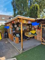 Tuinhuis + overkapping, Tuin en Terras, Ophalen, Gebruikt