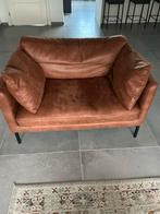 Domus Loveseat Microleder Cognac, Ophalen, Minder dan 75 cm, Leer, Zo goed als nieuw