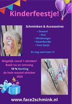 Schminker feestjes en events, Ophalen of Verzenden, Overige onderwerpen