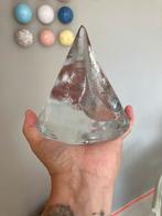 Waxinelichthouder glas pyramide, Ophalen of Verzenden, Zo goed als nieuw, Overige materialen, Minder dan 25 cm