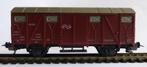 Lima bruine gesloten goederenwagon & grijs dak. Art 30 3565, Gelijkstroom, Wagon, Ophalen of Verzenden, Zo goed als nieuw