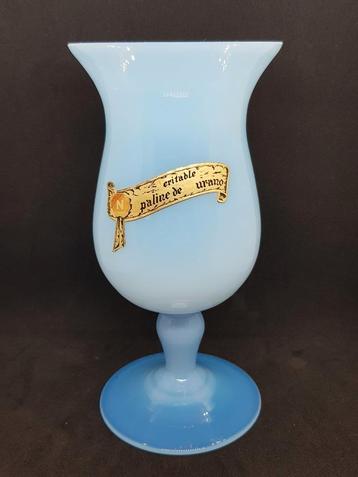 Murano Vincenzo Nason opaline vaas blauw 1950. beschikbaar voor biedingen