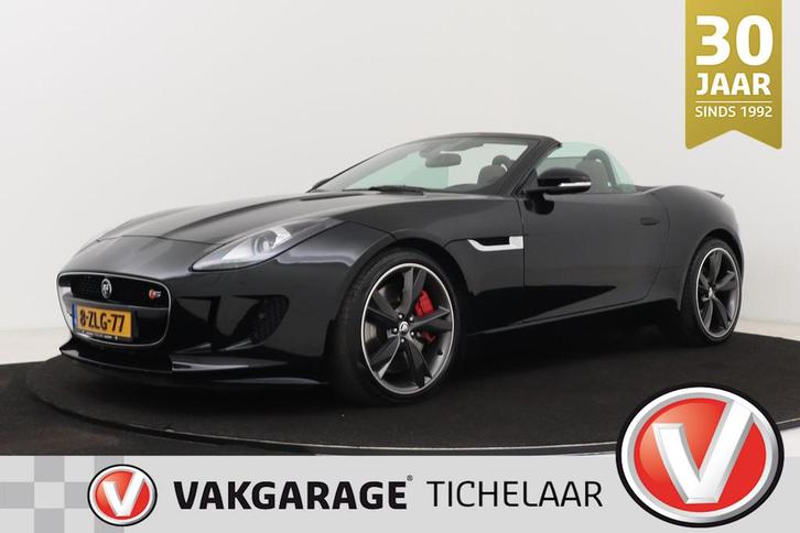 Jaguar F-TYPE 3.0 V6 S 380 PK | Convertible | Org NL | Leer, Auto's, Jaguar, Bedrijf, Te koop, F-type, ABS, Airbags, Airconditioning