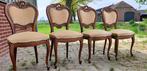 4 barok eetkamer stoelen, Antiek en Kunst, Antiek | Meubels | Stoelen en Banken, Ophalen