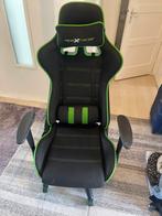 Gaming Bureaustoel - Zwart/Groen - Apex Racer, Ophalen, Gebruikt, Zwart, Gaming bureaustoel
