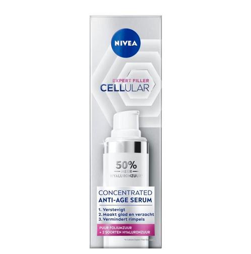 NIVEA CELLular Hyaluron Filler +Verstevigend Serum 40ml, Sieraden, Tassen en Uiterlijk, Uiterlijk | Gezichtsverzorging, Zo goed als nieuw