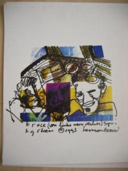 Litho Poster Herman Brood -- Artprints, Antiek en Kunst, Kunst | Litho's en Zeefdrukken, Verzenden