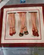 BORDUURPAKKET PUMPS, Hobby en Vrije tijd, Borduren en Borduurmachines, Verzenden, Nieuw, Handborduren, Borduurpakket