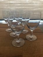 10 wijnglazen of portglazen, 4 kleinere en 6 grotere, Verzamelen, Glas en Borrelglaasjes, Ophalen, Gebruikt, Overige typen