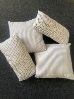 4. ikea Kussens met strepen en stippen, Ophalen of Verzenden, Zo goed als nieuw, Wit, Vierkant