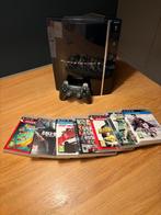 PlayStation 3 + controler + 7 spellen, Spelcomputers en Games, Spelcomputers | Sony PlayStation 3, Met games, 40 GB, Verzenden