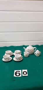 Mini servies europlay, gekleurde stippen, Antiek en Kunst, Ophalen of Verzenden