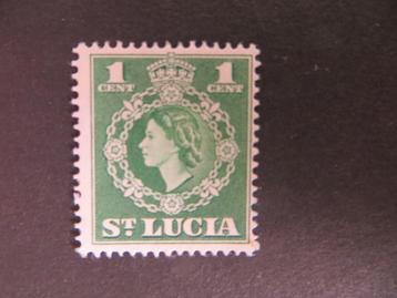 A09996: St. Lucia QEII 1 c beschikbaar voor biedingen