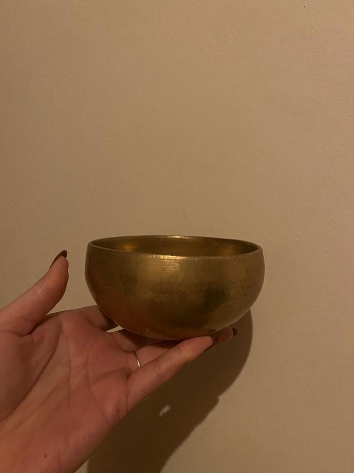 Klankschaal met aanstrijkhout, Muziek en Instrumenten, Percussie, Zo goed als nieuw, Overige soorten, Ophalen